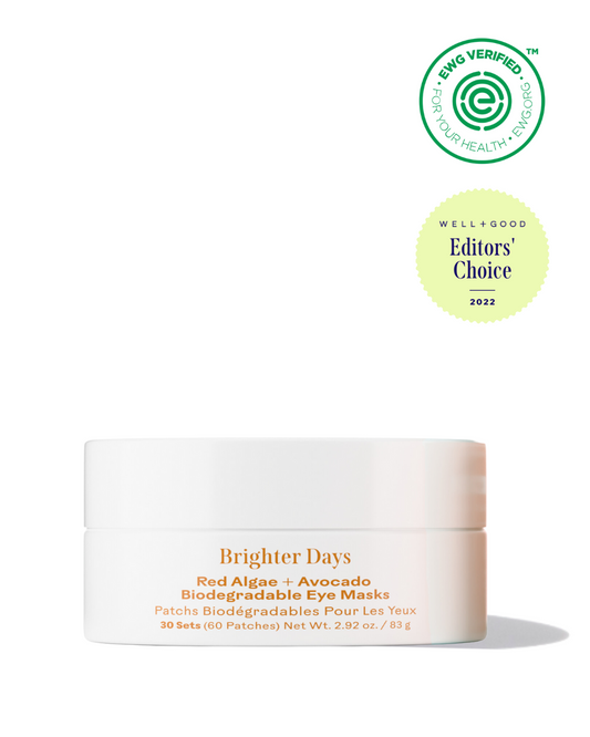 Brighter Days™ Red Algae + Avocado Biodegradable Eye Masks