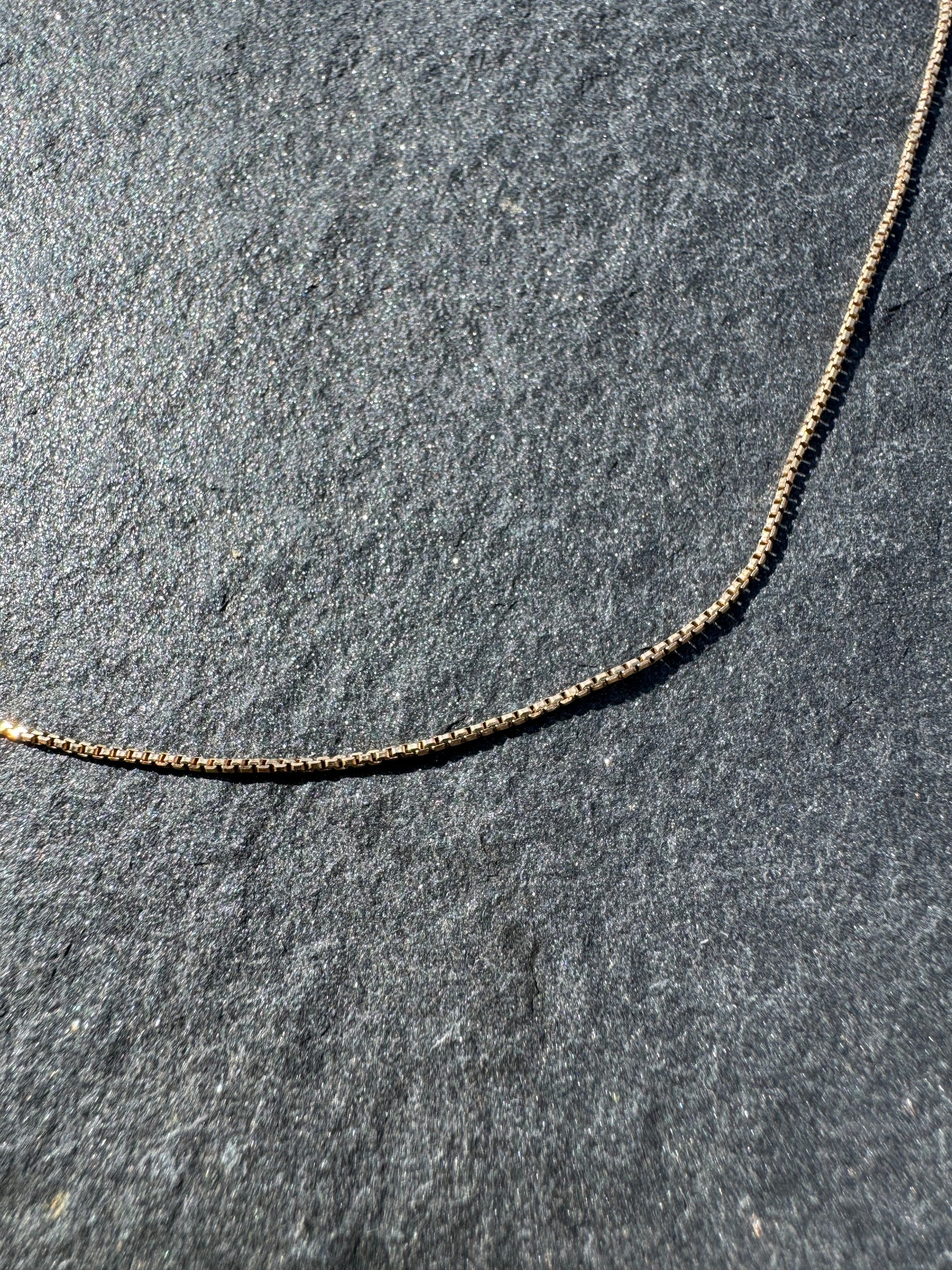 10k Box Chain Necklace